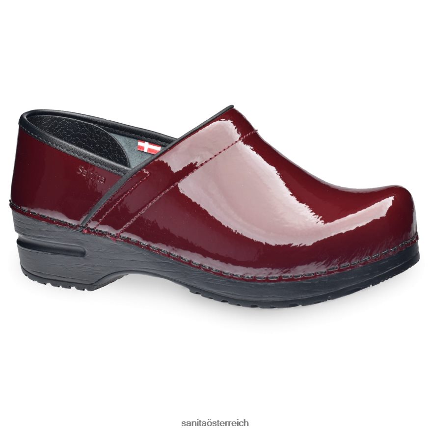 Bordeaux Frauen Sanita Schuhe 0H42V2103 Profi. Patent