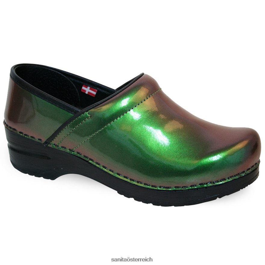 Grün Frauen Sanita Schuhe 0H42V246 Glimmer