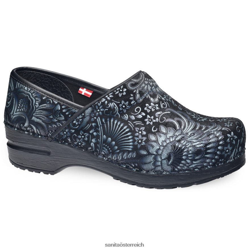blaues Paisley Frauen Sanita Schuhe 0H42V211 boteh
